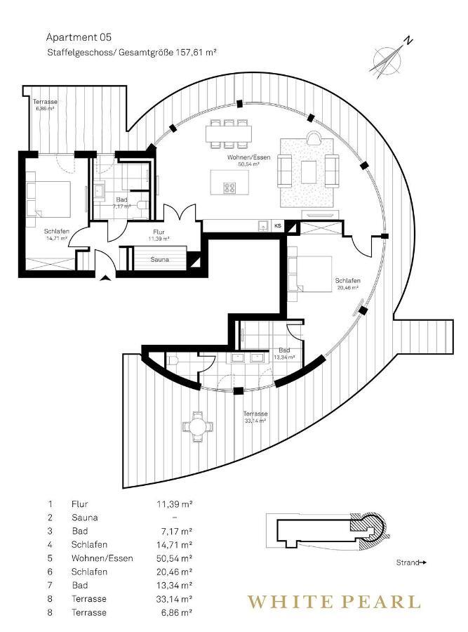 Apartment White Pearl 4 05 Timmendorfer Strand